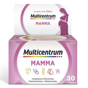 Multicentrum Mamma Integratore Alimentare Multivitaminico Gravidanza Acido Folico D3 Calcio 30 Cpr-1