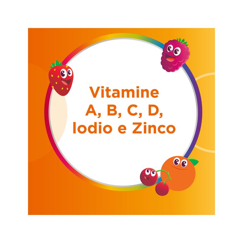 Multicentrum VitaGummy Integratore Vitamine Minerali Bambini 3+ Vitamina D Iodio Ferro 30 Caramelle-4