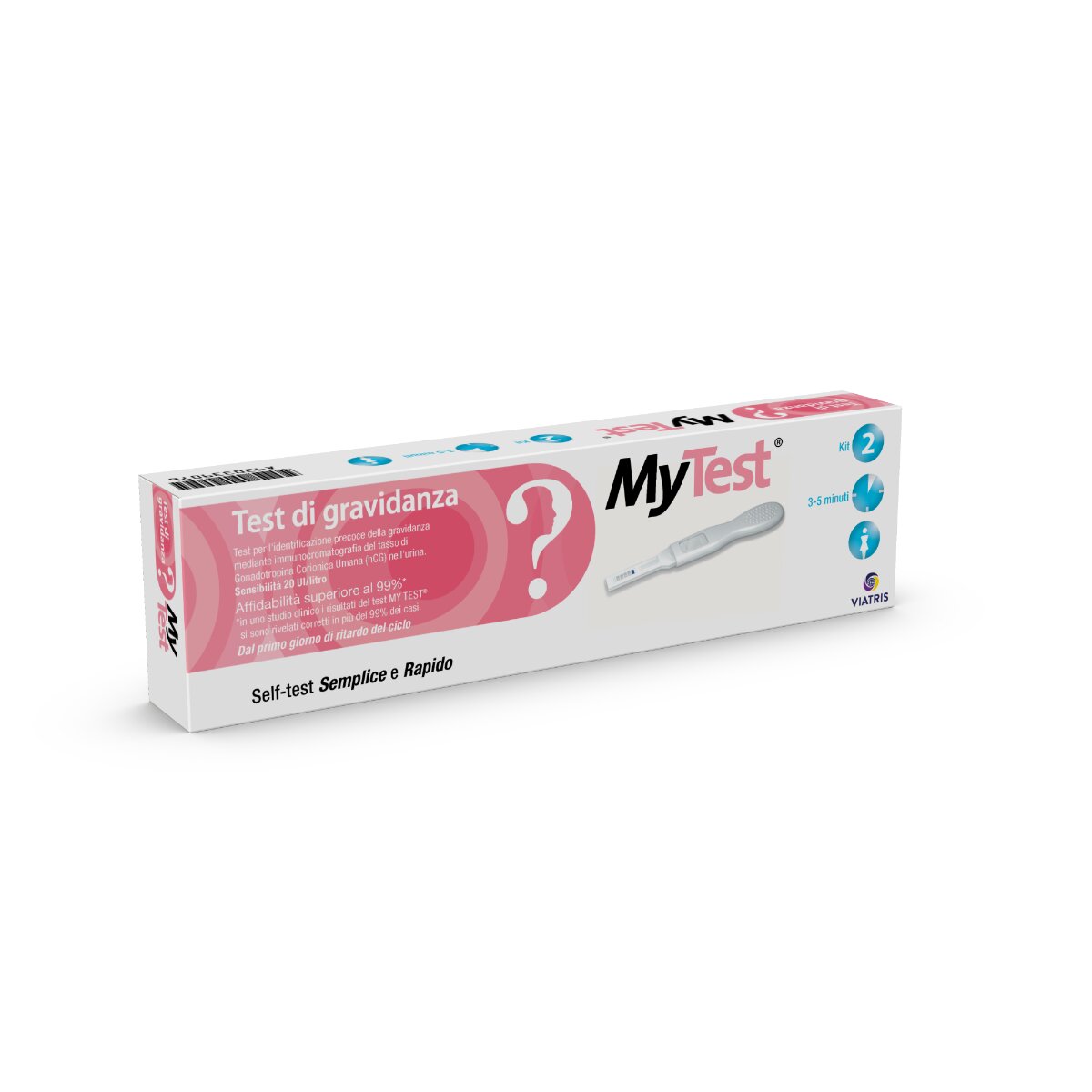 My Test Hcg Rapid Test Gravidanza 2 Pezzi-2