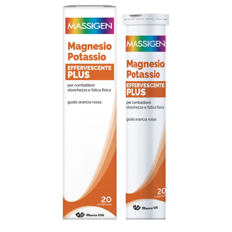 Massigen Magnesio E Potassio Plus 20 Compresse Effervescenti-1