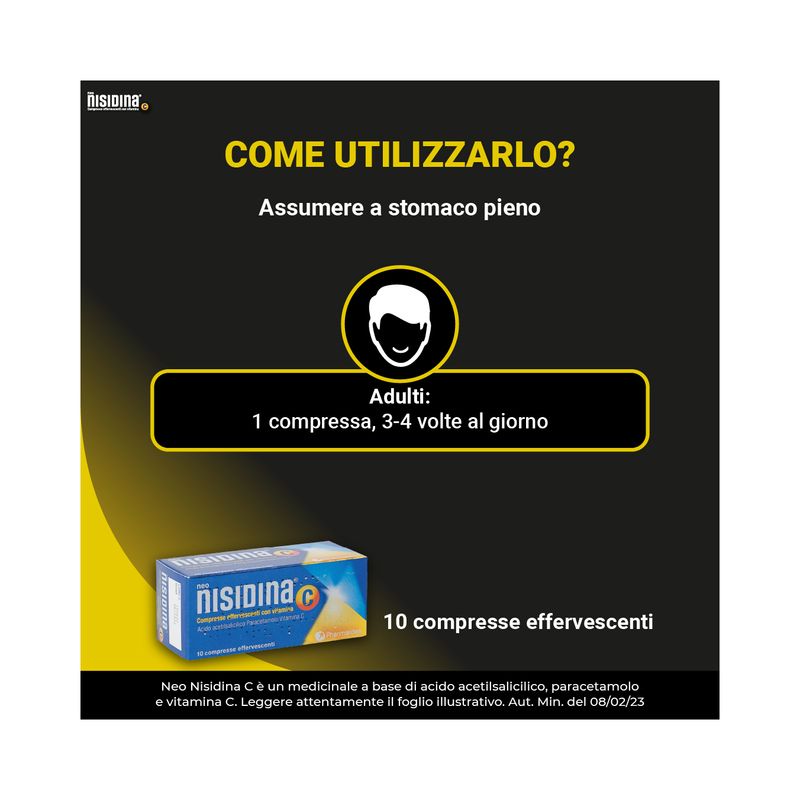 NeoNisidina C 10 compresse effervescenti-3