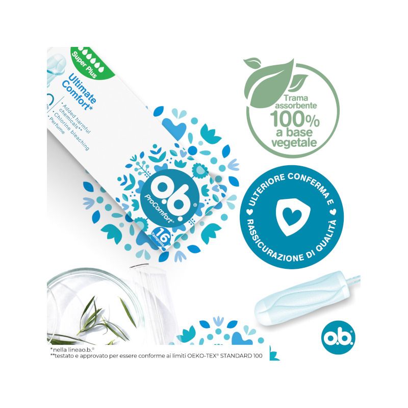 O.B. Super Plus Pro Comfort per flusso molto intenso 16 pezzi-4