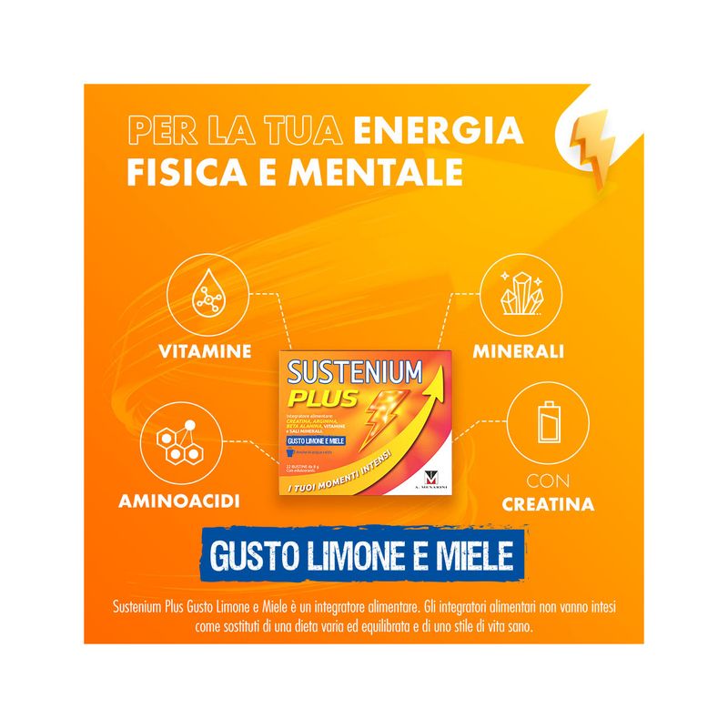 Sustenium Plus Limone Miele 22 Bustine-7