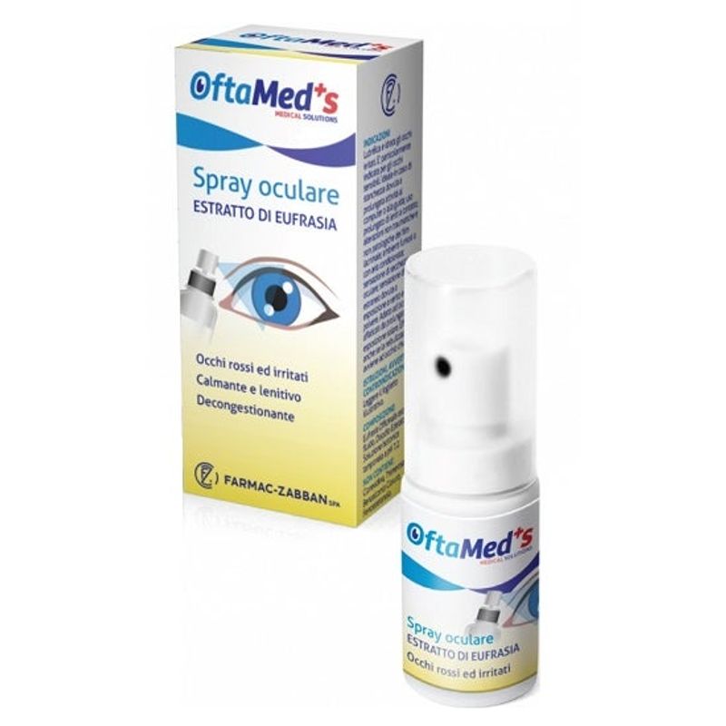 Oftamed's Spray Oculare Occhi Rossi E Irritati Estratto Eufrasia 10ml-1