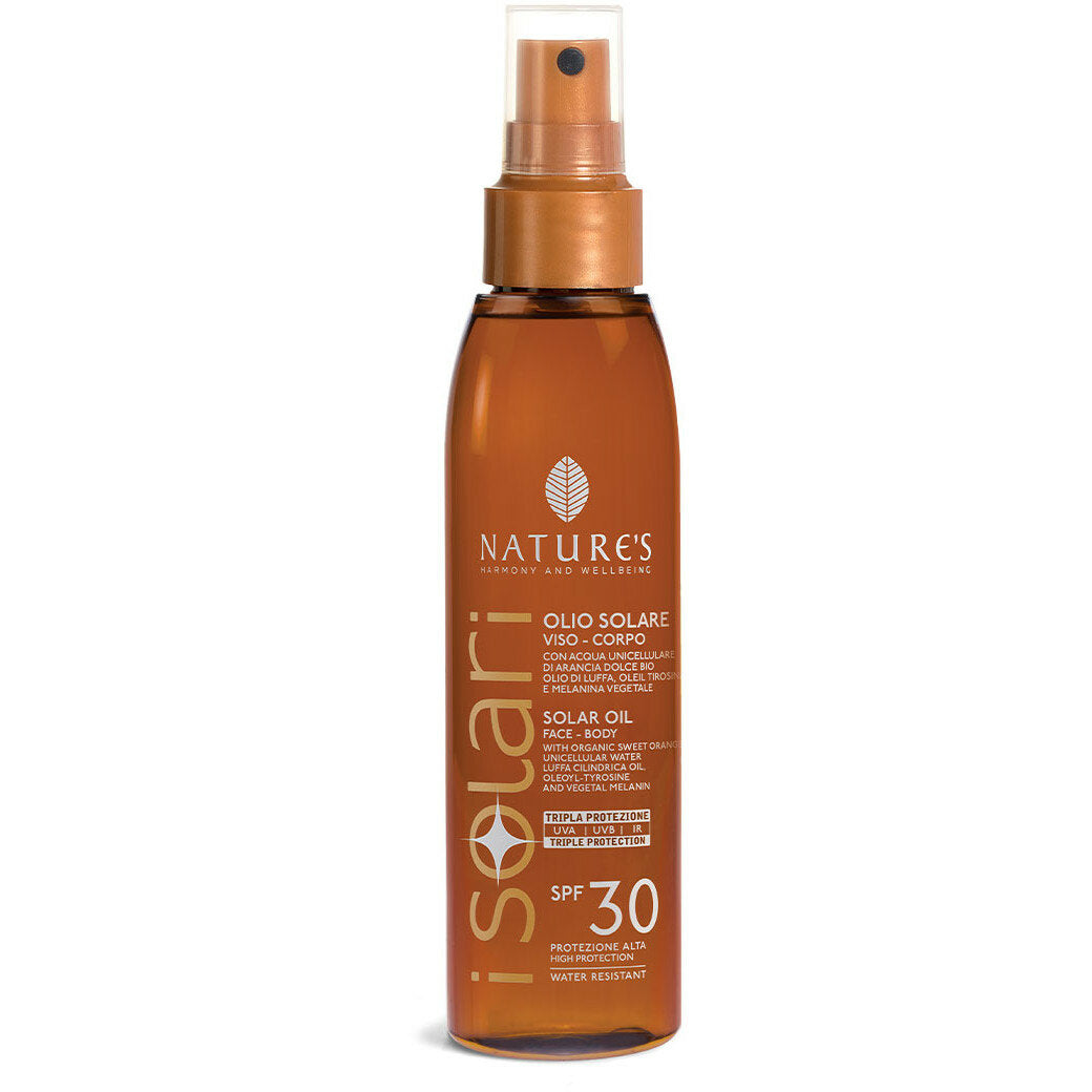 Nature's Solari Olio Solare Viso/Corpo SPF30 150ml-2