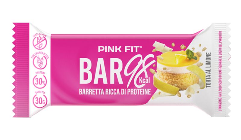 ProAction Pink Fit Bar barretta gusto torta al limone 30g-1