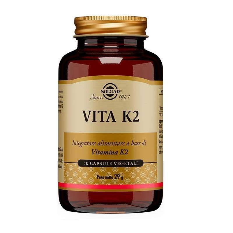 Solgar Vita K2 50 Capsule: Integratore per la Salute Ossea-1