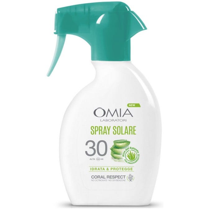 Omia Spray Trigger Solare Adulti Coral Safe Aloe Salento SPF30 200ml-1