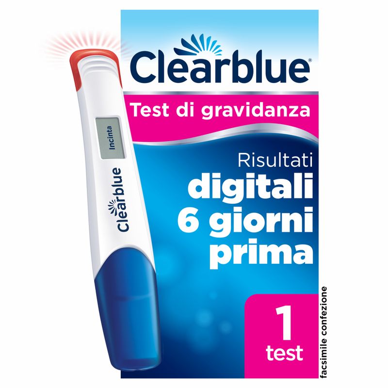 Clearblue Test Gravidanza Digitale Precoce 1 Pezzo-1