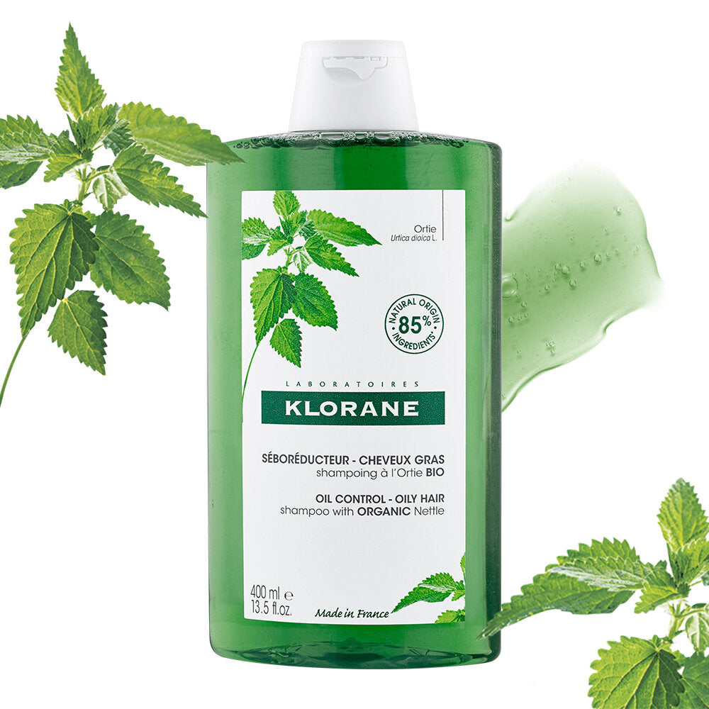 Klorane Shampoo seboregolatore all'ortica Bio per capelli grassi 400ml-5