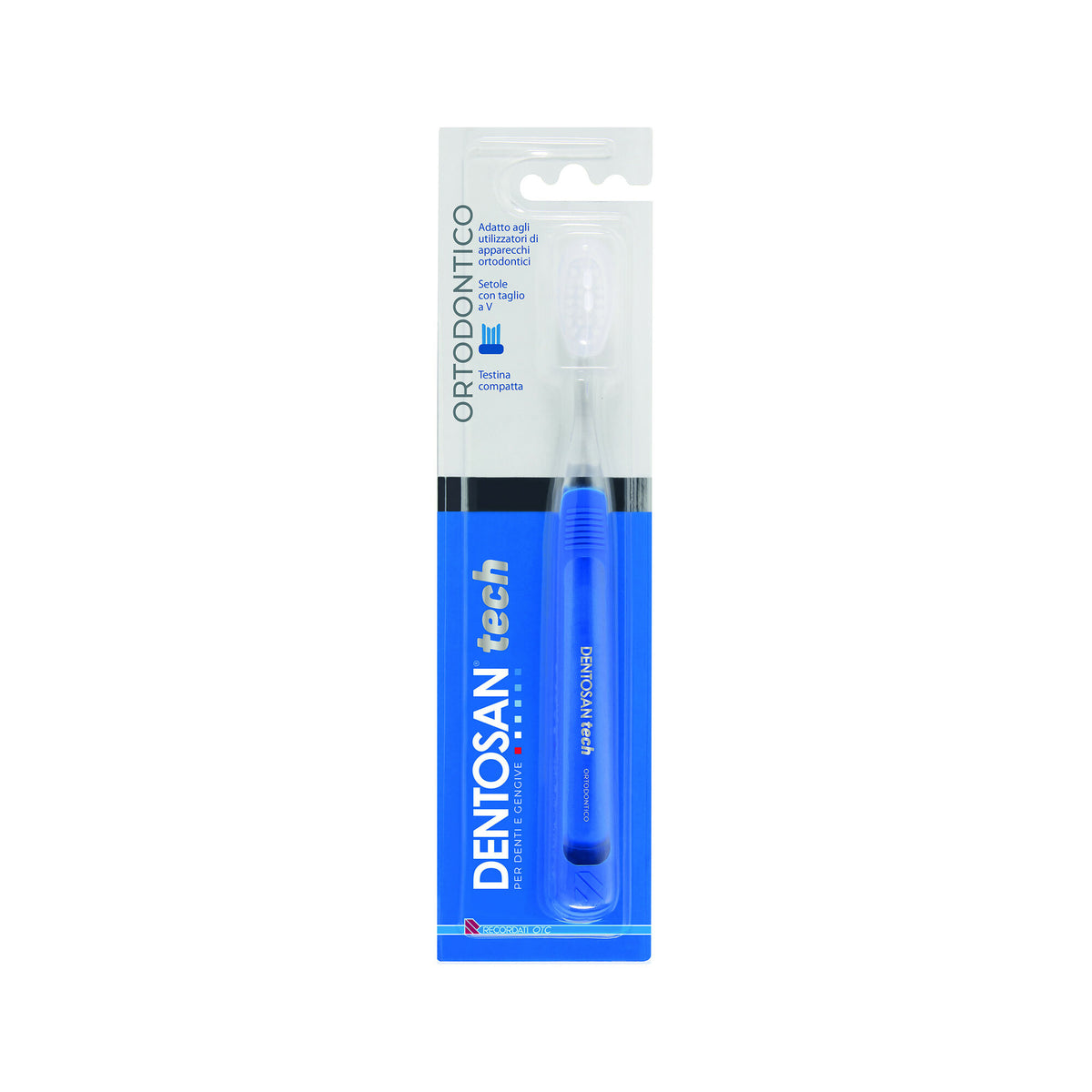 Dentosan Tech Spazzolino Ortodontico adatto agli utilizzatori di apparecchi ortodontici 1 pezzo-2