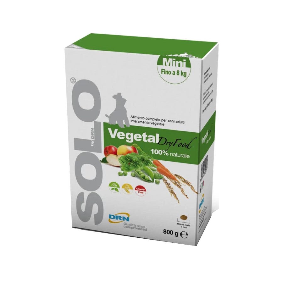 Drn Solo Vegetal Cibo Secco Per Cani Scatola 800g-1