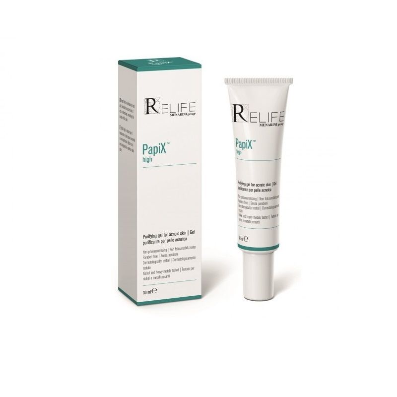 PapiX High gel purificante per pelle acneica 30ml-1