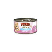 Petreet Natura Tonno Rosa con Pesce Bianco alimento umido per gatti adulti 70g-1