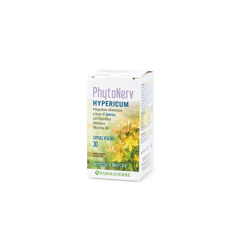 Farmaderbe Phytonerv Hypericum 30 Capsule-1