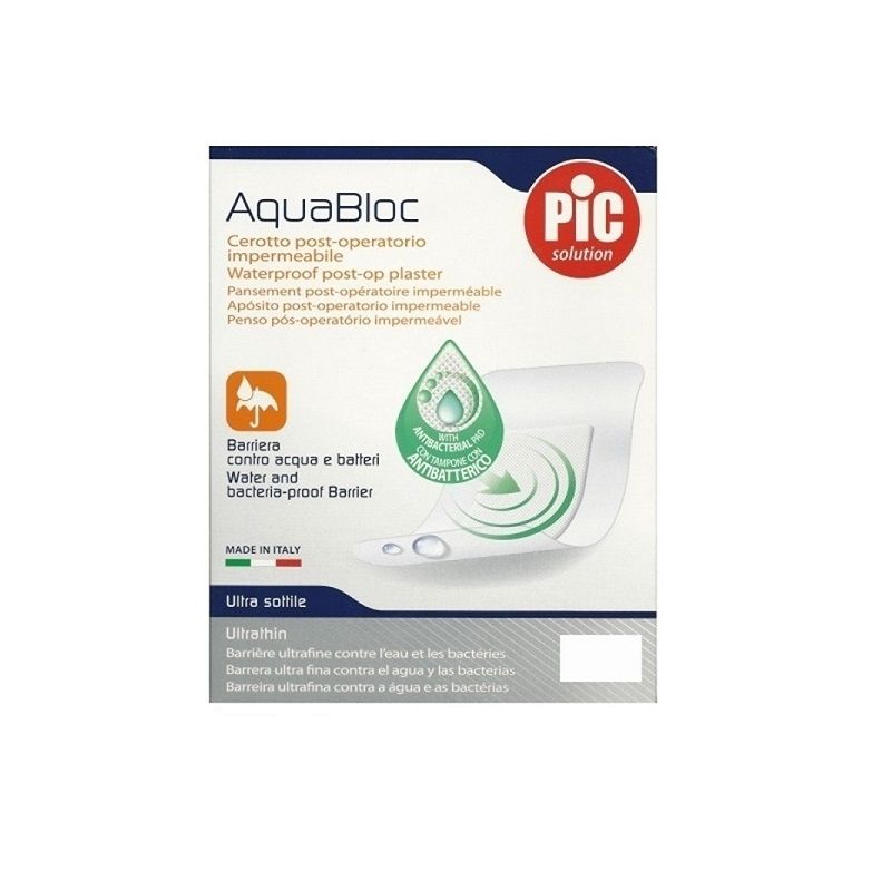 Pic Solution AcquaBloc Cerotto Post-Operatorio Impermeabile 5 pezzi 10x10cm-1