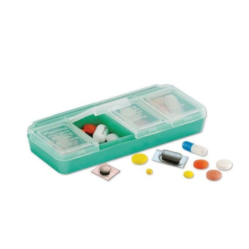 Pillolbox Portapillole Giornaliero 4 Scomparti-1