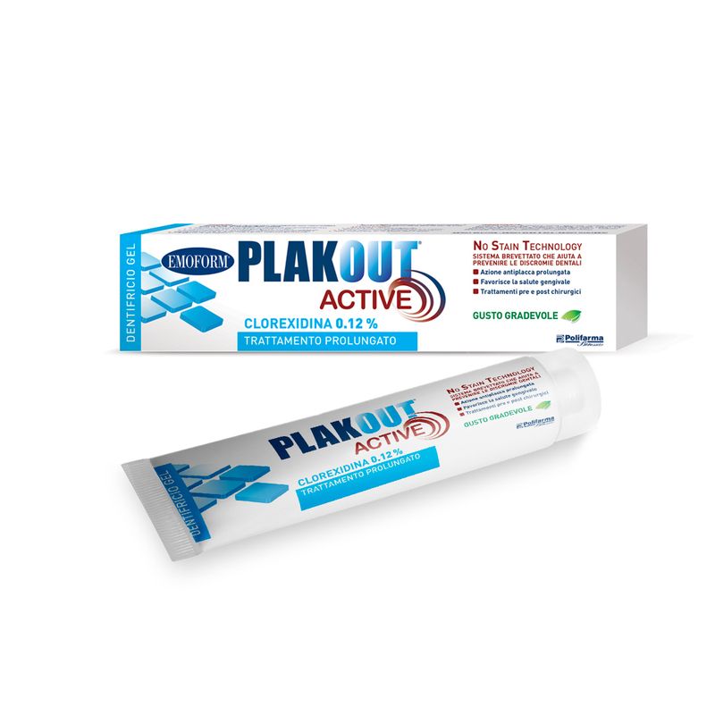 Plakout Dentifricio Gel Clorexidina 0,12% 75 ml-1
