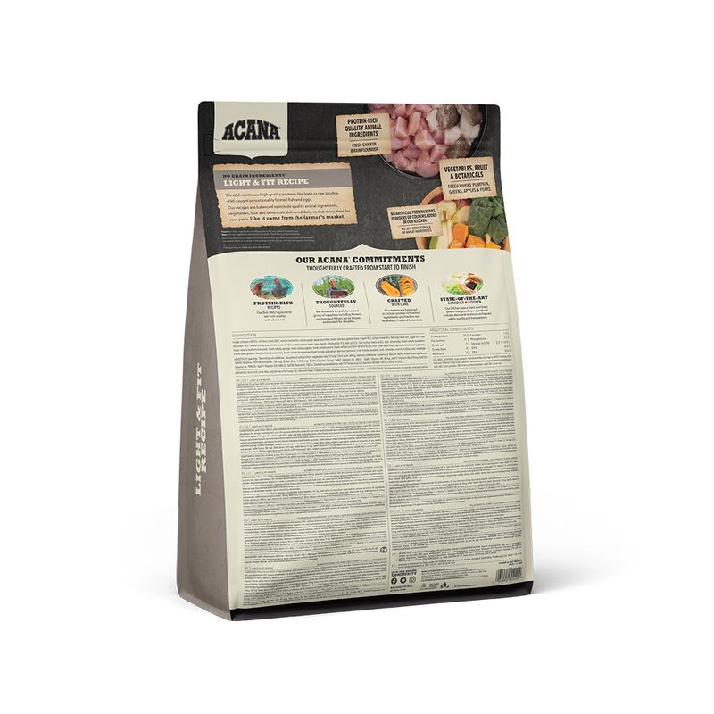 Acana Cane Light & Fit Crocchette Pollame e Passera del Pacifico Sacco 2Kg-2