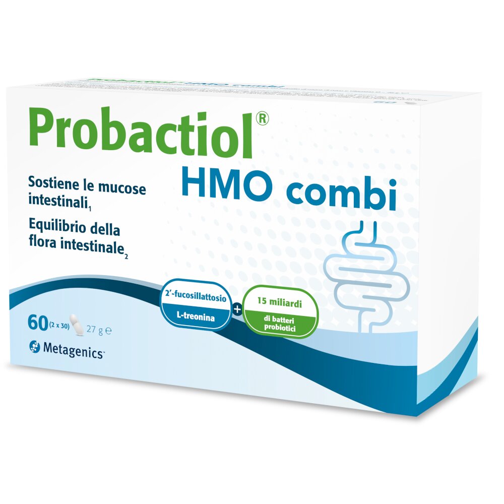 Probactol Hmo Combi per l'equilibrio della flora intestinale 2x30 capsule-2