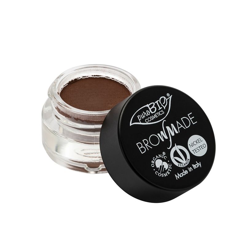 PuroBio BrowMade Pasta per sopracciglia n.02 colore Marrone Caldo 4ml-1