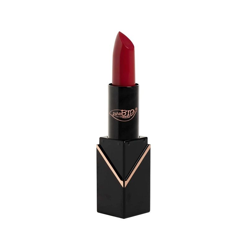 PuroBio Creamy Matte Lipstick rossetto semi opaco n.103 Rosso Fragola-1