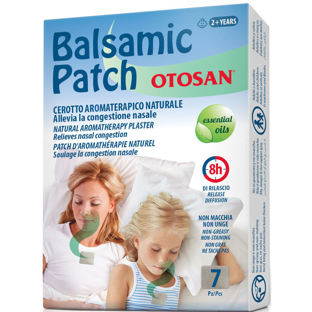 Otosan Balsamic Patch allevia la congestione nasale 7 pezzi-2