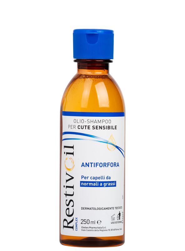 Restivoil Complex Antiforfora Olio-Shampoo per cute sensibile capelli da normali a grassi 250ml-3