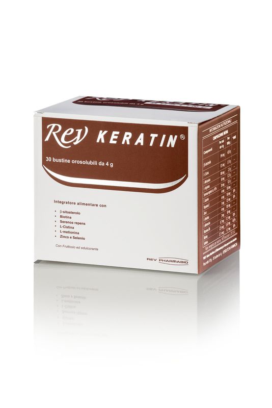 Rev Pharmabio Keratin Integratore alimentare Capelli e Unghie 30 Busitne-1