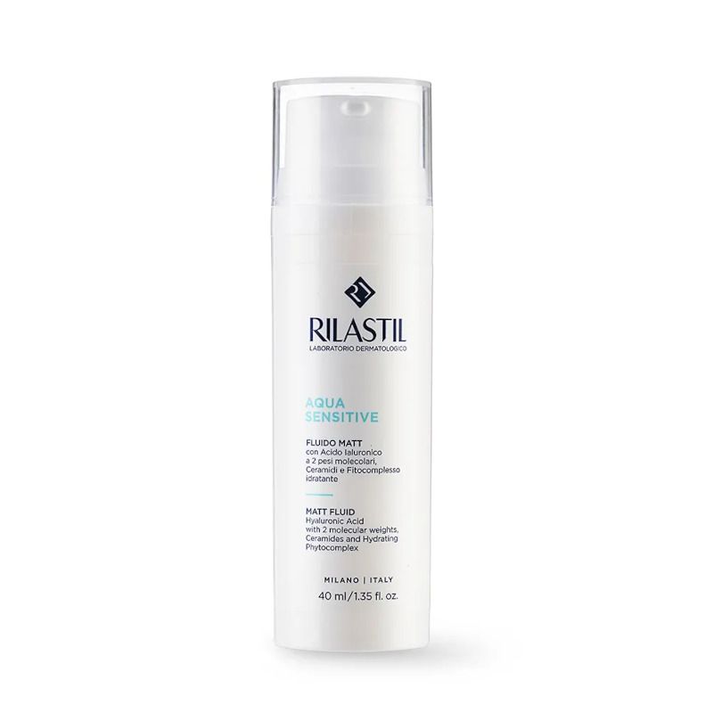 Rilastil Aqua Sensitive Fluido Matt Viso 40ml-1
