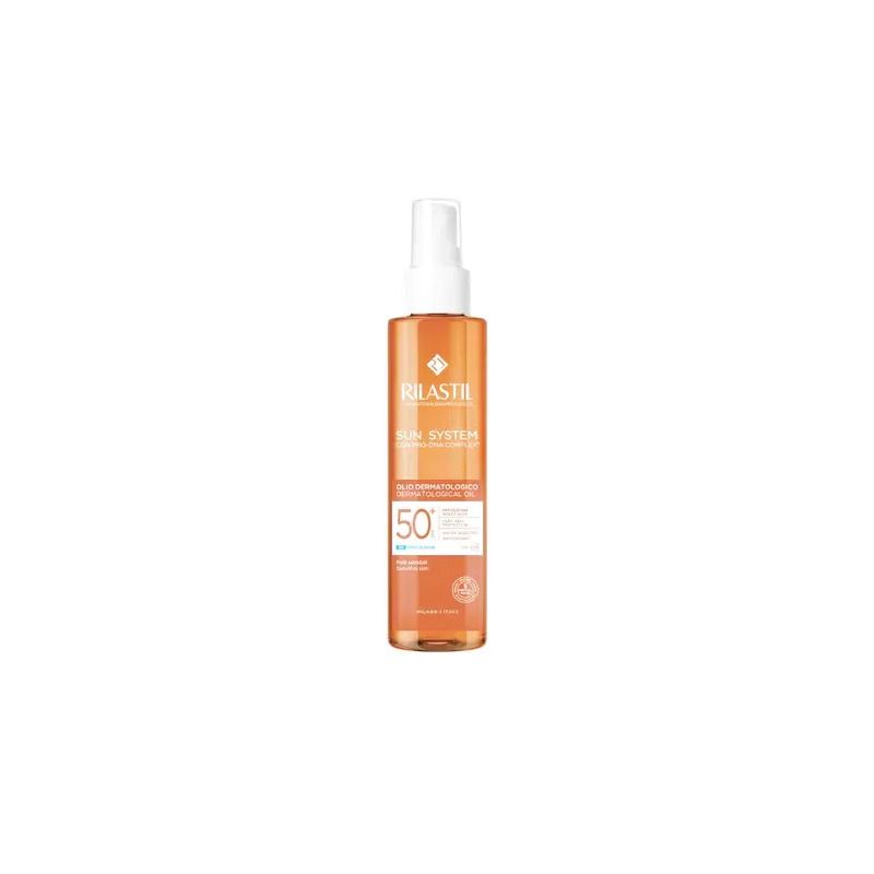 Rilastil Sun System SPF50+ olio dermatologico solare 200ml-1