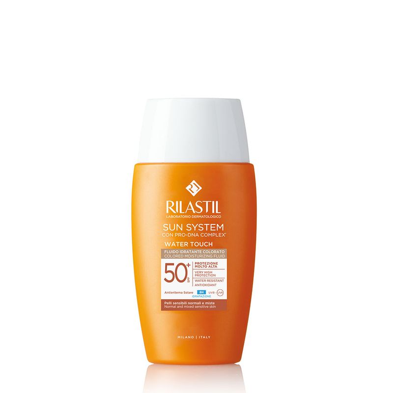 Rilastil Sun System Water Touch fluido solare idratante colorato SPF50+ 50ml-1