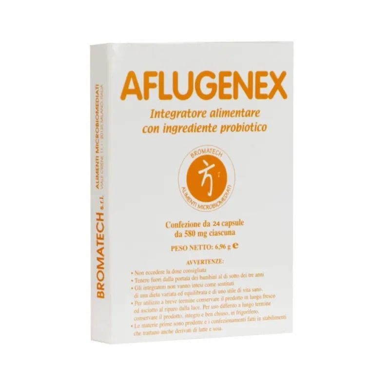 Bromatech Aflugenex integratore alimentare 24 capsule-1