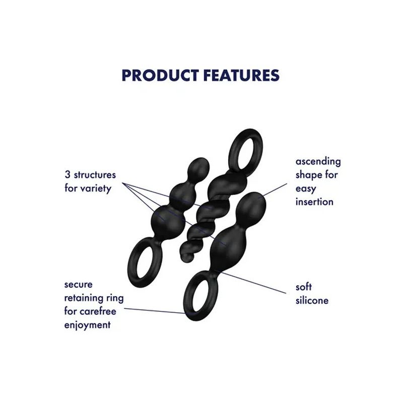 Satisfyer Booty Call Plug Anali Nero-3