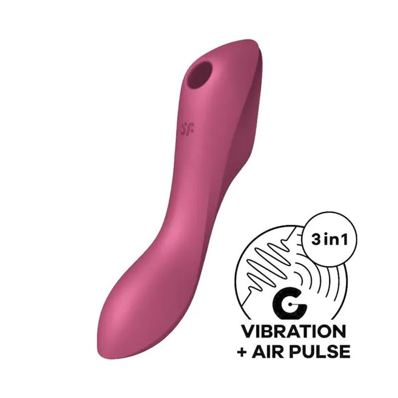Satisfyer Curvy Trinity 3 Vibratore Rosso-1