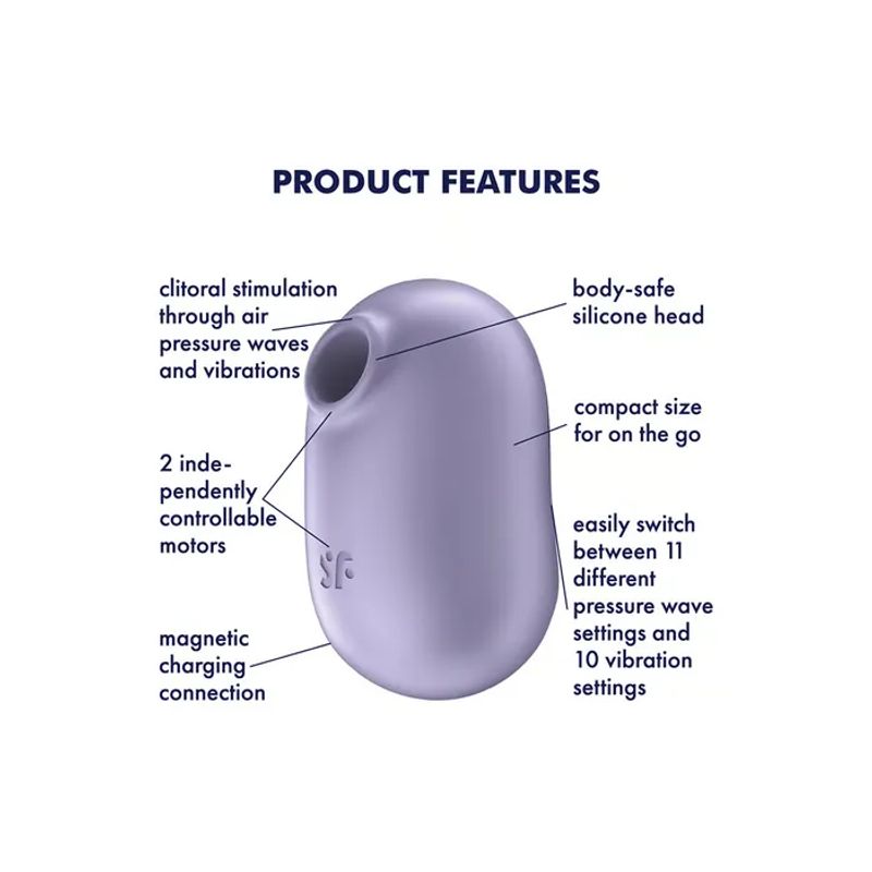 Satisfyer Pro To Go 2 Vibratore Clitoride Viola-3