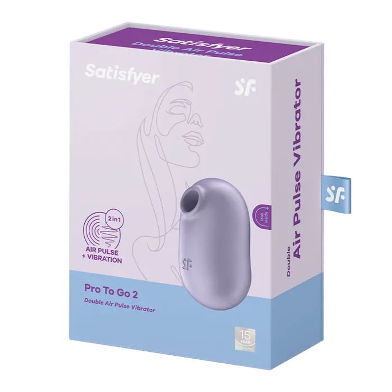 Satisfyer Pro To Go 2 Vibratore Clitoride Viola-5