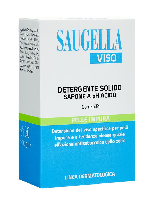 Saugella Detergente Solido Sapone a pH Acido 100g-1