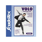 Scudotex Gambaletto Uomo Cotone Compressione Leggera Nero Cod.458 Misura 6 (XXL)-1