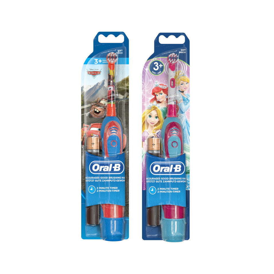 Oral-B Stages Power Spazzolino A Batteria Bambini Principesse O Personaggi Cars Disney-2