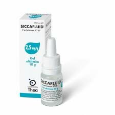 Siccafluid Gel Oftalmico per la sindrome dell'occhio secco 10g 2,5mg/g-2