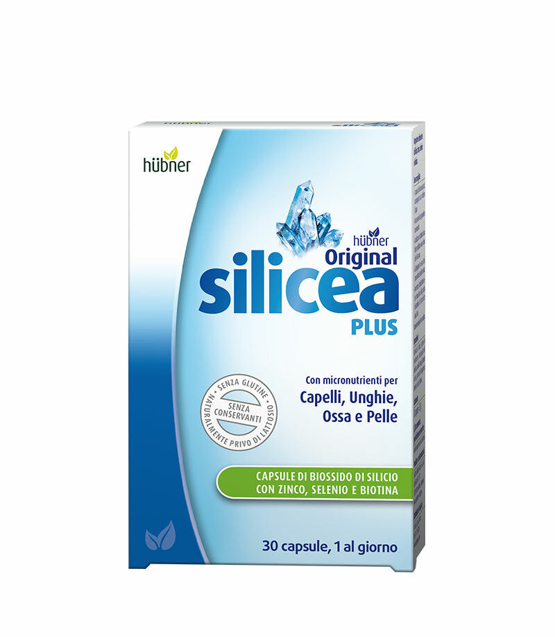 Hubner Original Silicea Plus biossido di silicio con zinco selenio e biotina 30 compresse-2