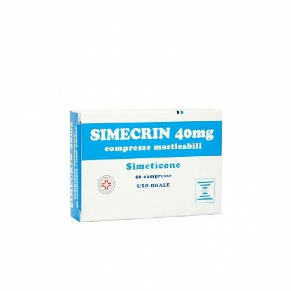 Simecrin 50 Compresse Masticabili Meteorismo 40mg-2