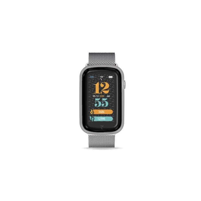 Techmade Smartwatch Steps Cinturino In Acciaio Maglia Milano Silver-2