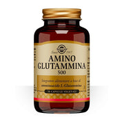 Solgar Amino Glutammina 500 integratore alimentare 50 capsule vegetali-1