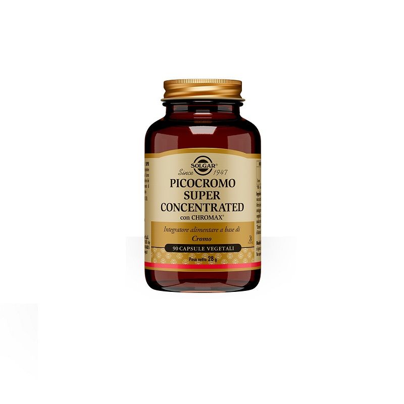 Solgar Picocromo Super Concentrated per la funzionalità del metabolismo 90 capsule vegetali-1
