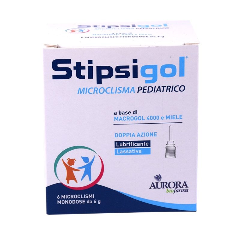 Stipsigol Microclisma Pediatrico per la stitichezza 6 pezzi-1