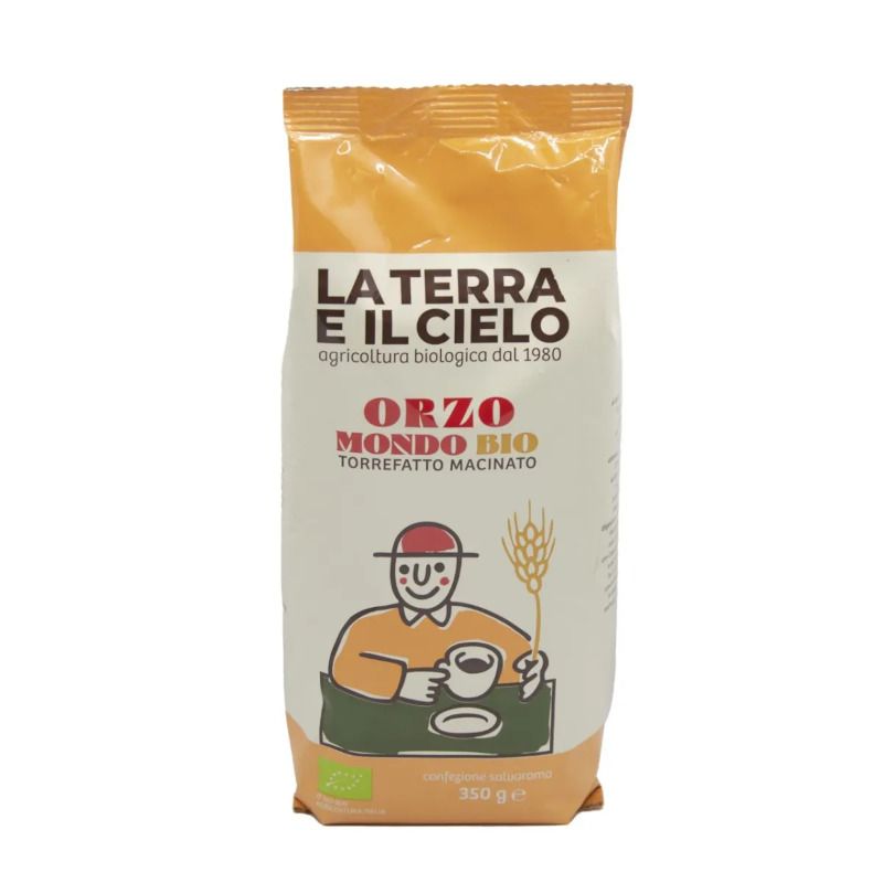 La Terra E Il Cielo Orzo Mondo Torrefatto Macinato Bio 350g-1