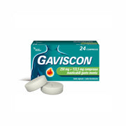 Gaviscon 24 compresse masticabili aroma menta 250+133,5 mg-0