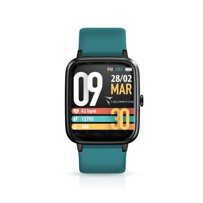 Techmade Smartwatch Sport Con GPS Integrato Green-7